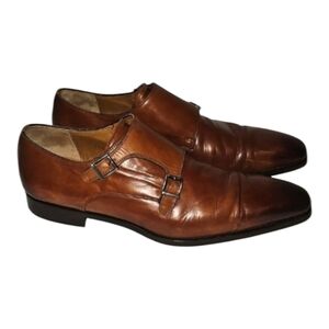 Magnanni Garrett Men's Color Cuero Leather Strap Shoes size 10